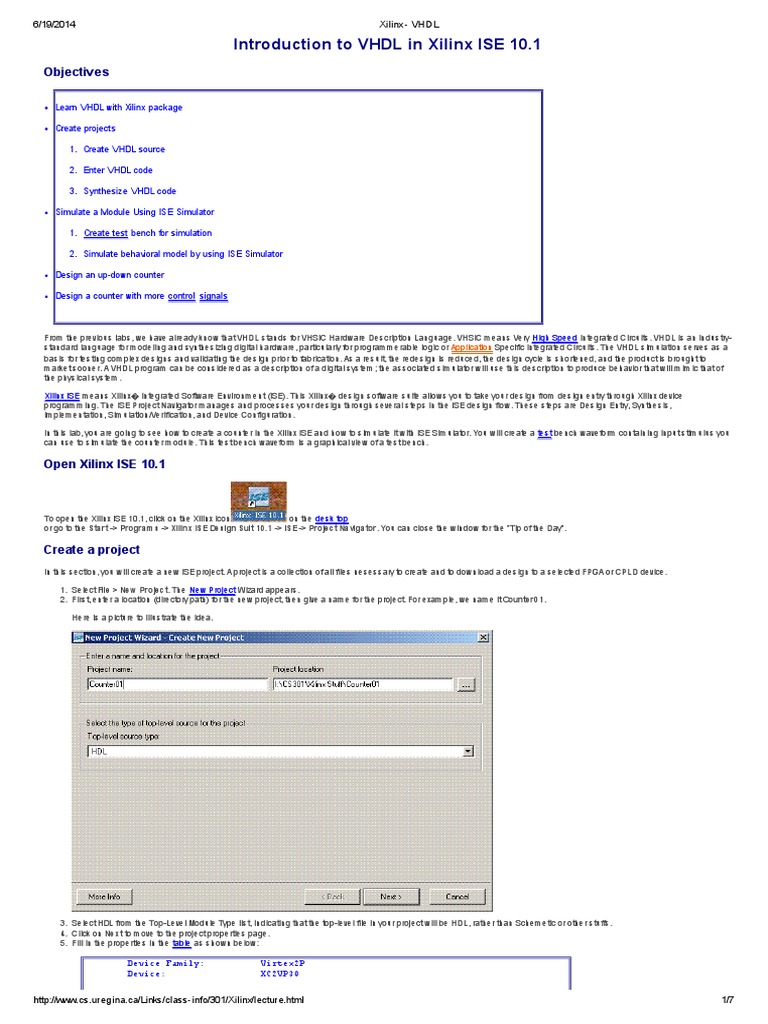 Xilinx - VHDL | PDF