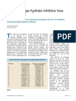 Estimating Gas Hydrate Inhibitor Loss: A Case Study