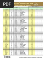 F&H Color Locator by Number