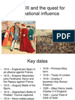 Henry VIII and The Quest For International Influence