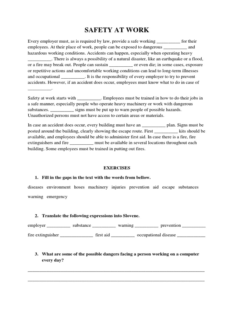 Workplace Safety Guidelines and Training | PDF | Technology & Engineering