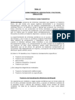 TEMA 15 Trastornos Somatomorfos, Disociativos y Facticios. Simunlación