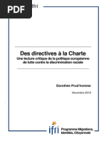 Des Directives à la Charte