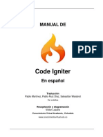 CodeIgniter Spanish UserGuide