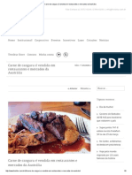 Carne de Canguru É Vendida em Restaurantes e Mercados Da Austrália PDF