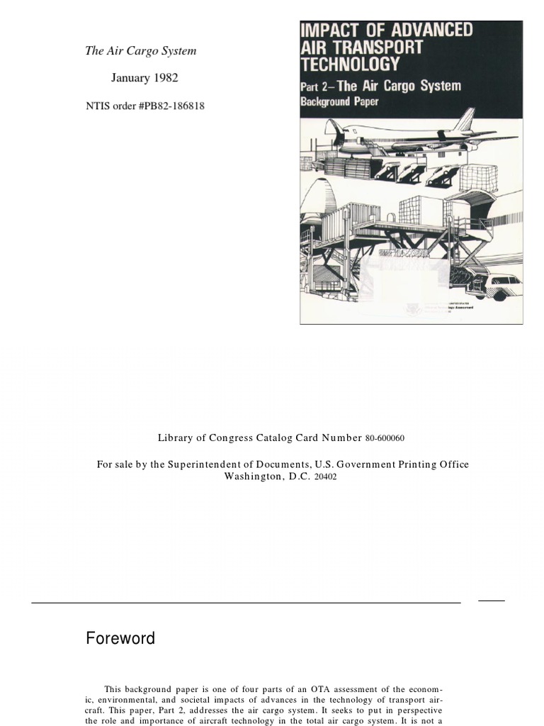 Overview of the Air Cargo System | PDF | Cargo | Airlines