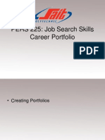 PERS 225: Job Search Skills Career Portfolio