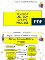 Military Decision Making Process: Brigade Command & Battle Staff Training