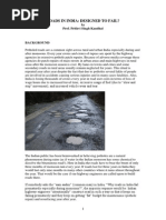 Download Roads in India - Designed to Fail  by Prof Prithvi Singh Kandhal SN231450399 doc pdf