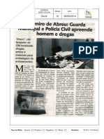 JORNAL RO JORNAL - 06 de JUNHO de 2014 (Casimiro de Abreu Guarda Mnicipal de Polícia Civil Apreende Homens e Drogas)