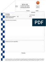 Hoja de Contactos Ciudadanos Policia Local PDF