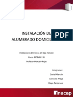 Informe Instalacion de Alumbrado Domiciliario 1