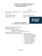 Program Analitic Med.