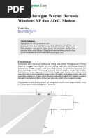 Download Instalasi Jaringan Warnet Basis Win XP  ADSL Modem by ahmadmjb SN23146005 doc pdf