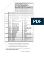 Date-Sheet, B.tech Dec-2010 & Jan-2011