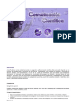 COMUNICACIÓN CIENTIFICA contenido