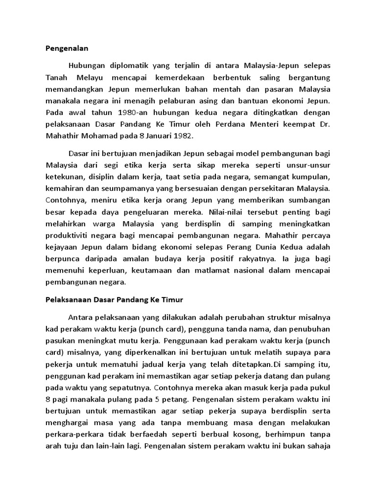 Dasar Pandang Ke Timur Pdf