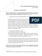 SEMINÁRIO AS ESTRUTURAS E A CLÍNICA PSICANALÍTICA - Aula 3