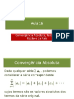 16 - Testes Da Razão e Da Raiz