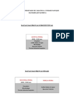 Datas Das Provas Substitutivas