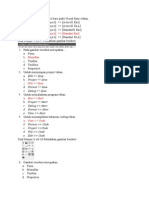 D. (File) (New Project) (Standart Exe) : C. Debug Start D. Format Start E. View Start