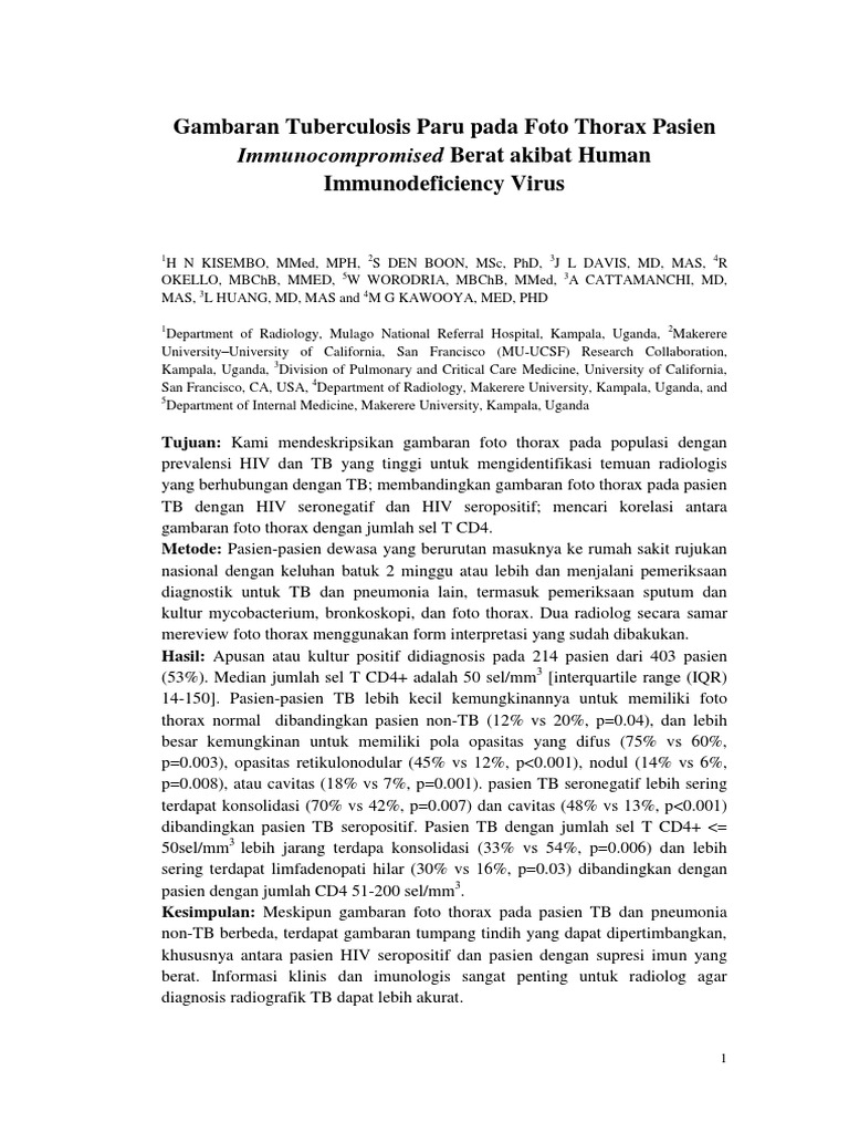 ☀ Contoh jurnal radiologi