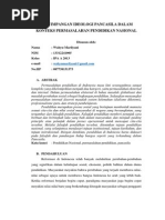 Download Penyimpangan Ideologi Pancasila Dalam Konteks Permasalahan Pendidikan Nasional by Wahyu Marliyani SN231493859 doc pdf