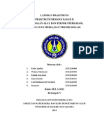 Laporan Praktikum Pengenalan Alat Dan Teknik Sterilisasi, Pembuatan Media, Dan Teknik Isolasi