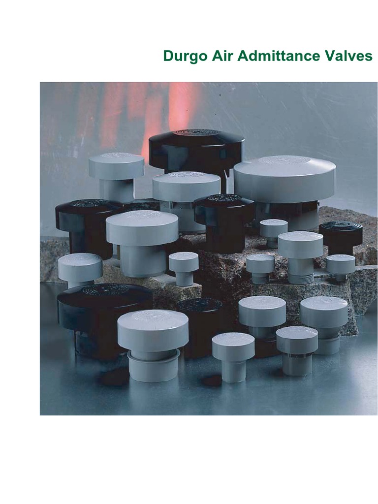 Durgo Air Admittance Valves PDF Hydraulic Engineering Hydraulics