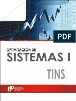 Optimización de Sistemas i