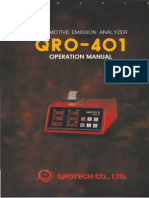 Manual QRO 401 (KOR)