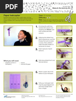Paper helicopter