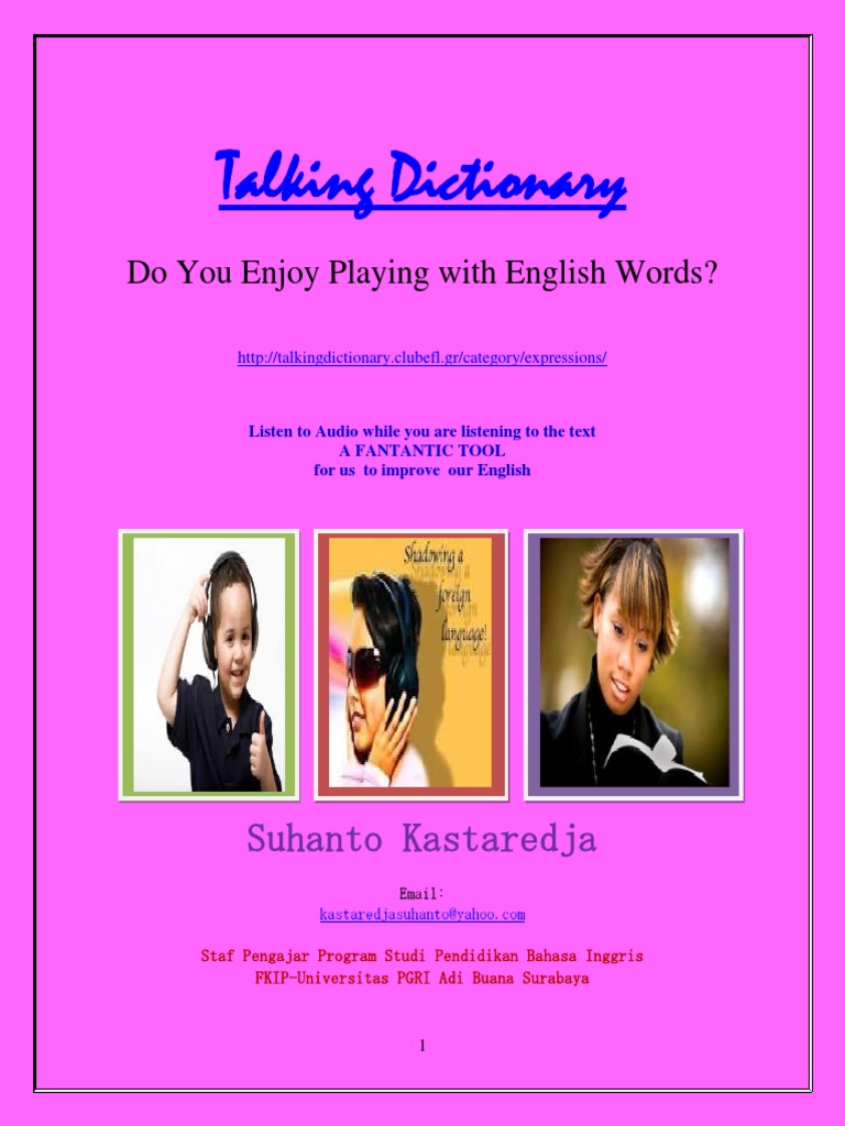 Talking Dictionary PDF Idiom English Language