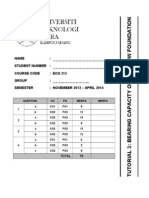 Exercise Bearing Capacity of Shallow Foundation