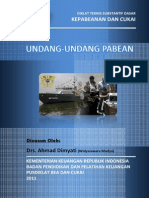 2011 Undang Undang Pabean