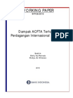 Working Paper BI - FTA