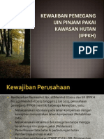 Kewajiban Pemegang Ijin Pinjam Pakai kawasan Hutan.ppt