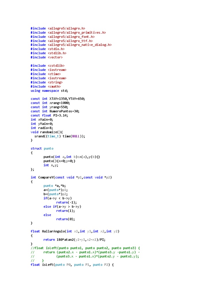 Uso de Allegro en C++ para Gráficos | PDF | Informática y tecnología de ...