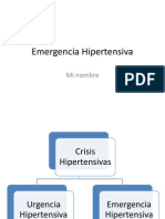 Emergencia Hipertensiva