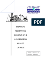 Delaware Regulations Governing The Construction and Use of Wells