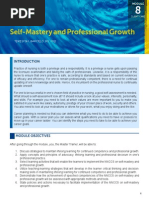 2 CC Module 8 Self-Mastery and Professional Adjustment