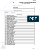 Listado Definitivo de Admitidos y Suplentes en Comedor y Aula Matinal