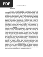 Caracterizarea Lui Ion