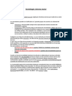 Semiología del sistema motor: clasificación de movimientos y vías motoras