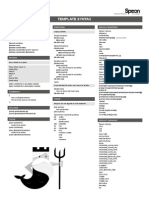 Template Syntax: Variables Iterations Default Modifiers