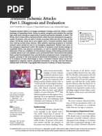 Transient Ischemic Attacks: Part I. Diagnosis and Evaluation