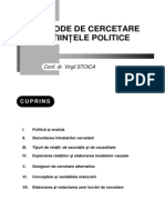 2.Fssp - St.pol.a1.s2 Metode de Cercetare in Stiintele Politice-V.stoica