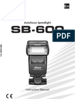 Nikon SB 600 Users Manual