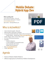 The Great Mobile Debate- Native vs Hybrid App Development