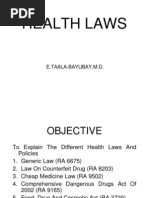Health Laws